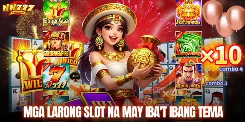 Mga larong slot na may iba't ibang tema