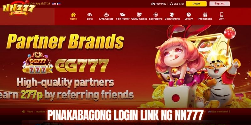 Pinakabagong link para Mag-log in sa NN777