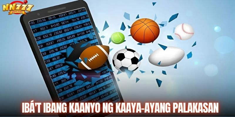 Iba't ibang uri ng kapana-panabik na mapagkumpitensyang palakasan