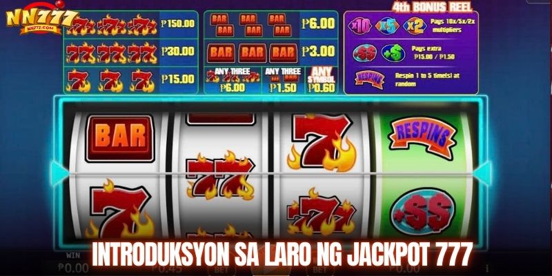 Laro ng jackpot 777 ay lubos na hinahanap ng maraming manlalaro