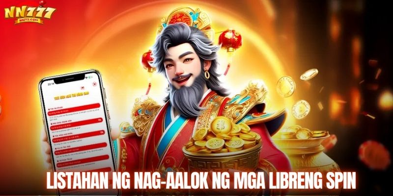 Listahan ng nag-aalok ng mga libreng spin