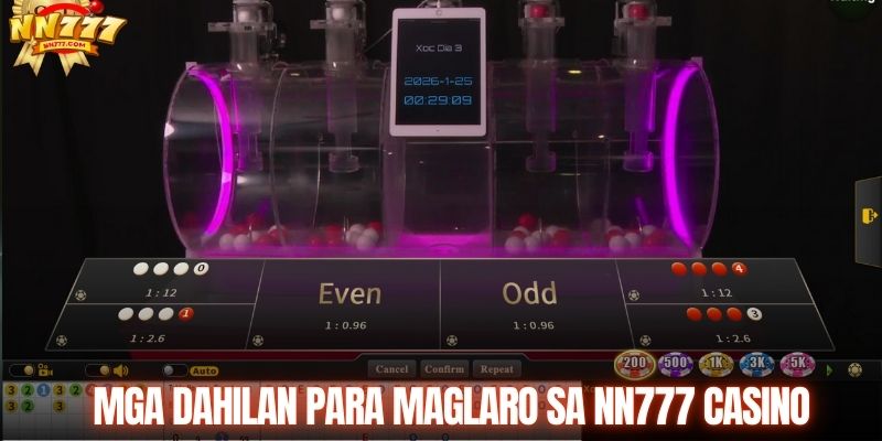 Mga dahilan para maglaro sa Kasino NN777