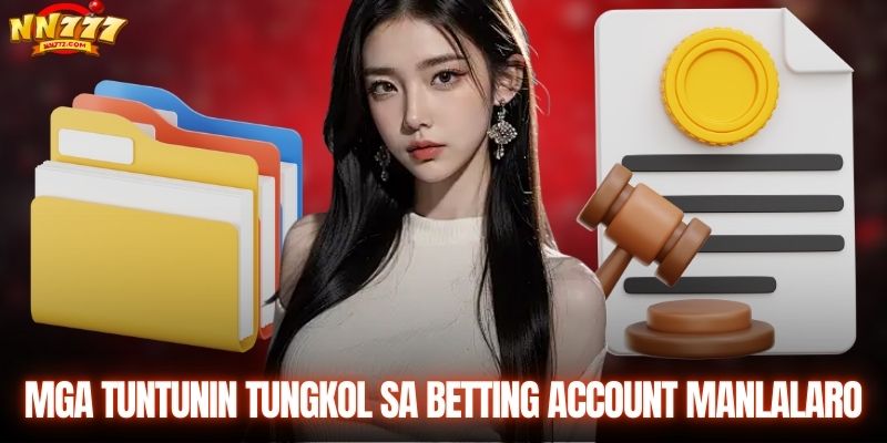 Mga tuntunin tungkol sa betting account ng manlalaro