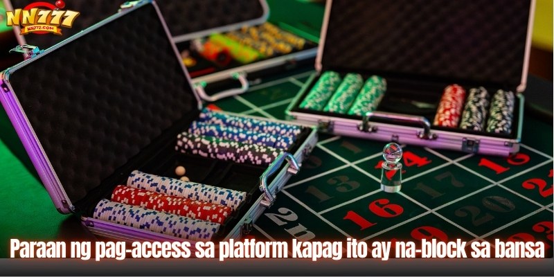 Paraan ng pag-access sa platform kapag ito ay na-block sa bansa